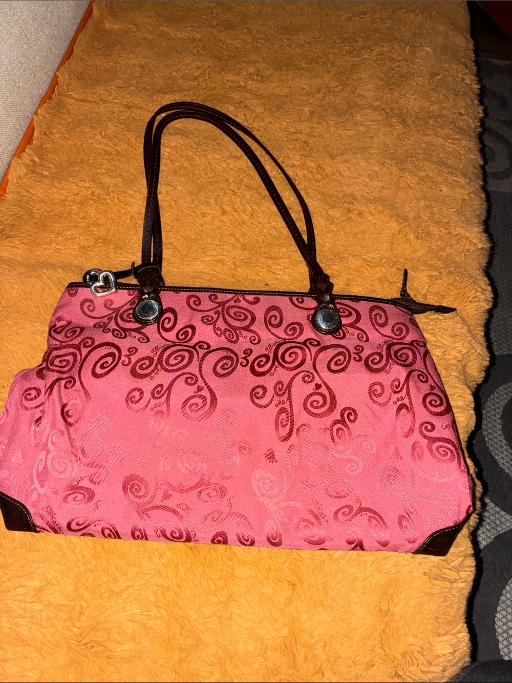 Pink Swirl Pattern Women’s Tote Bag